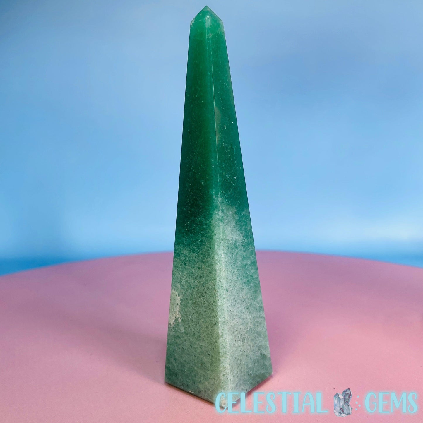 Green Aventurine Obelisk Small-Medium Tower