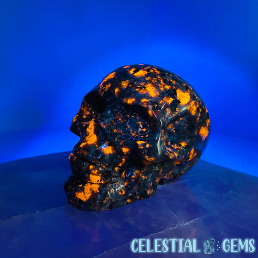 Yooperlite Skull Medium Carving