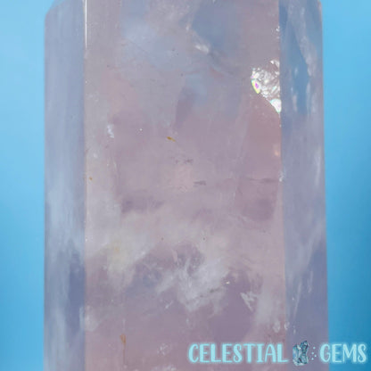 High Grade Rose Quartz Large Chunky Tower (Video)