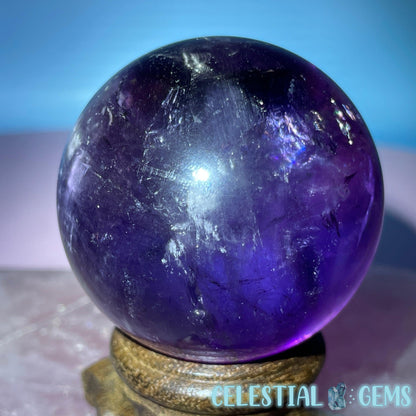 A Grade Bolivian Phantom Ametrine Medium Sphere (Video)