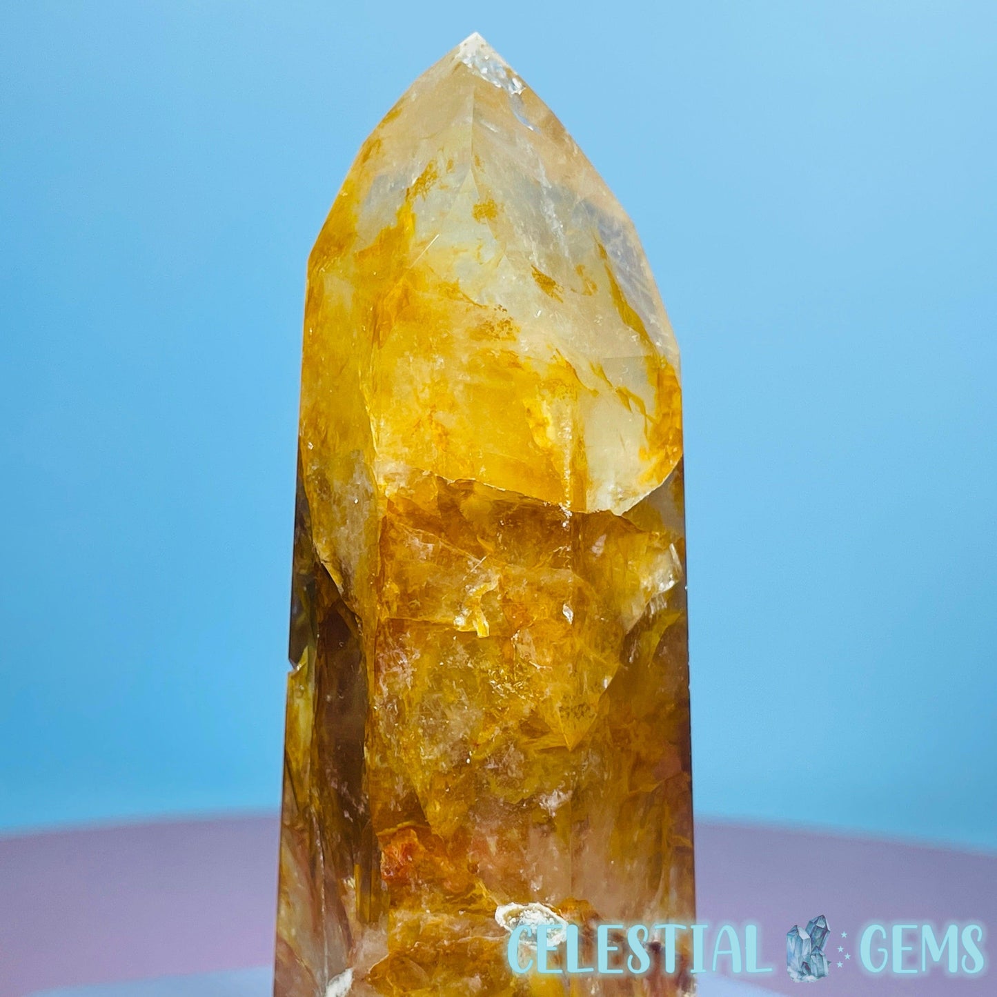 High Grade Golden Healer Quartz Medium Tower