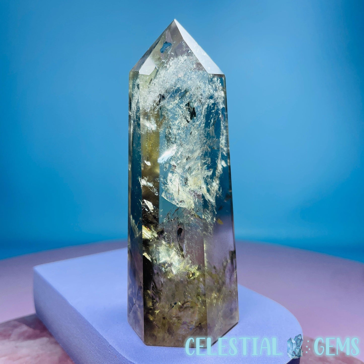 Natural Smoky Citrine Medium Tower