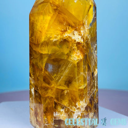 High Grade Golden Healer Quartz Medium Tower