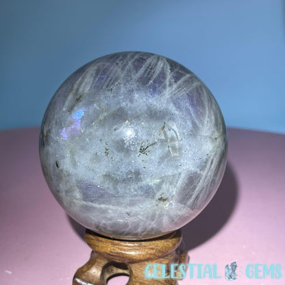 Purple Labradorite Large Sphere (Video)