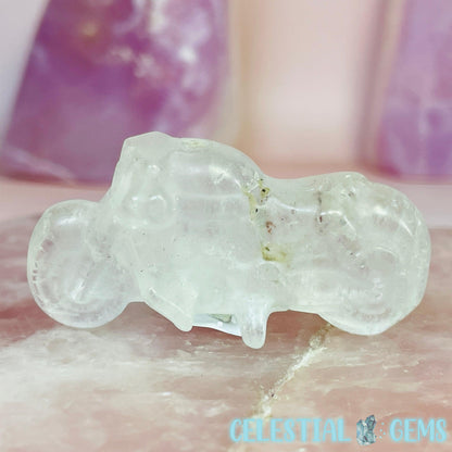 Crystal Motorbike Mini Carving