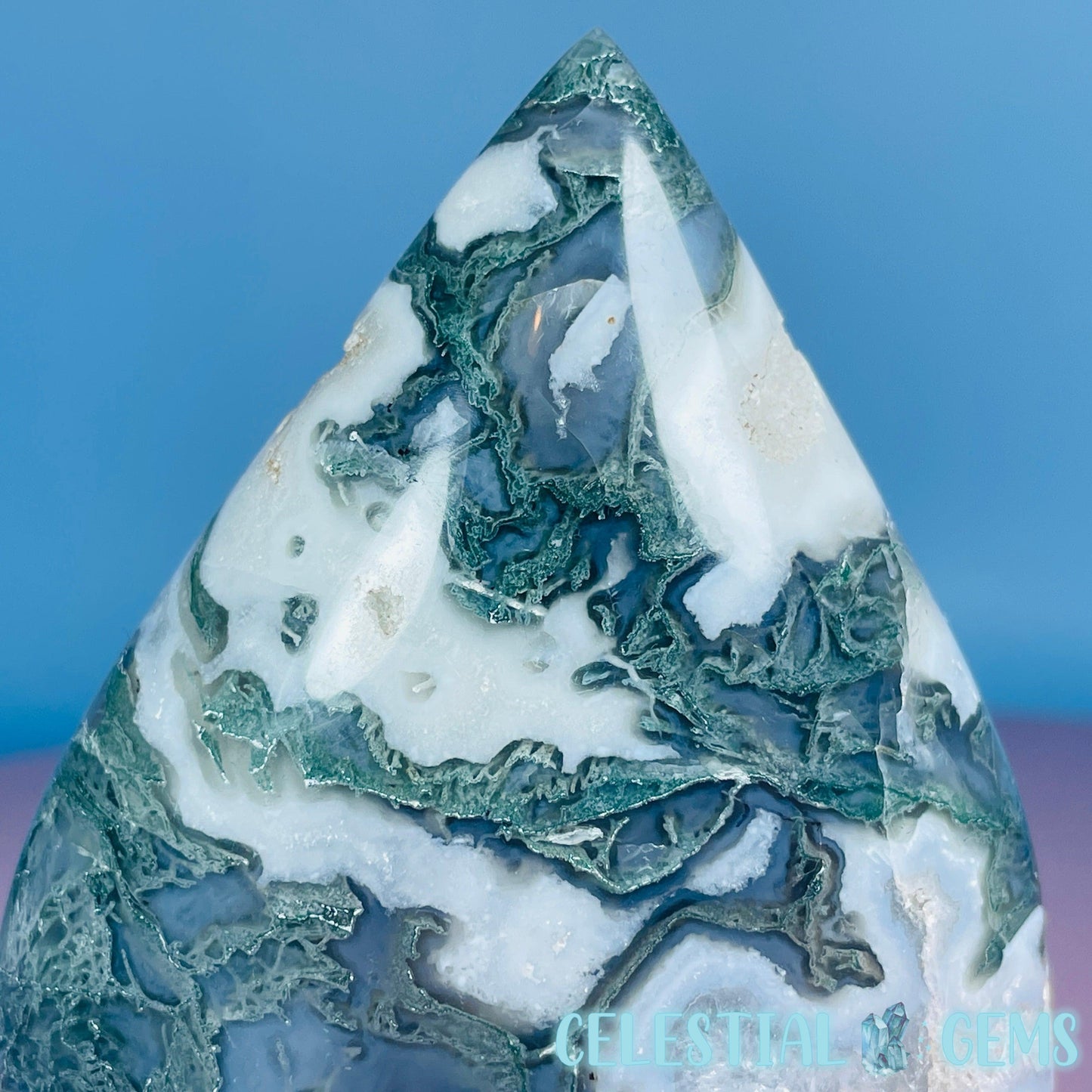 Moss Agate Medium Freeform