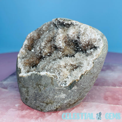 Mixed Zeolite Druzy Geode Medium Standing Freeform