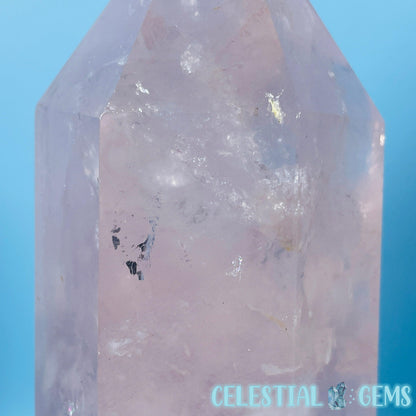 High Grade Rose Quartz Large Chunky Tower (Video)