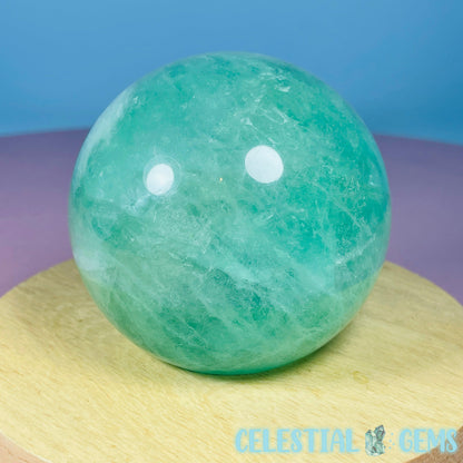 Green Fluorite Medium Sphere (UV Reactive)