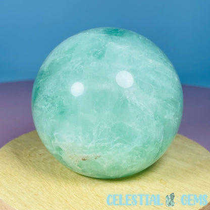 Green Fluorite Large Sphere (UV Reactive)