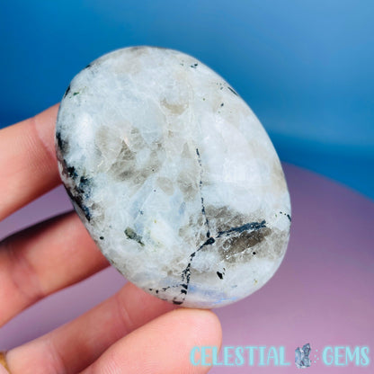 Rainbow Moonstone Palmstone (Video)