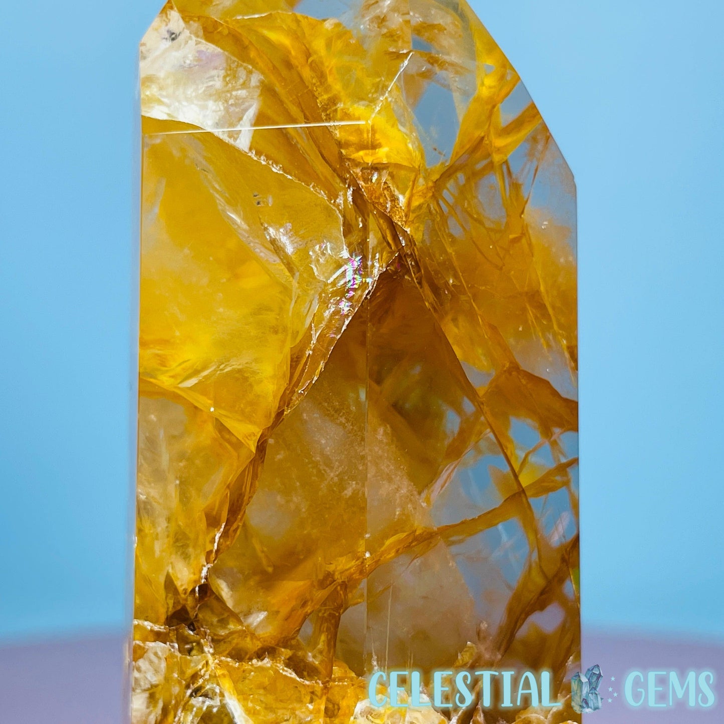 High Grade Golden Healer Quartz Medium Tower