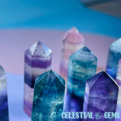 Rainbow Fluorite Mini Point
