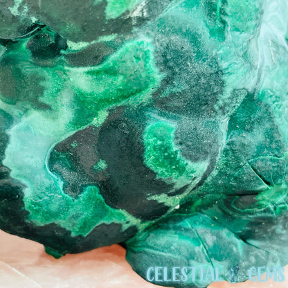 Botryoidal Malachite Medium Raw Chunk