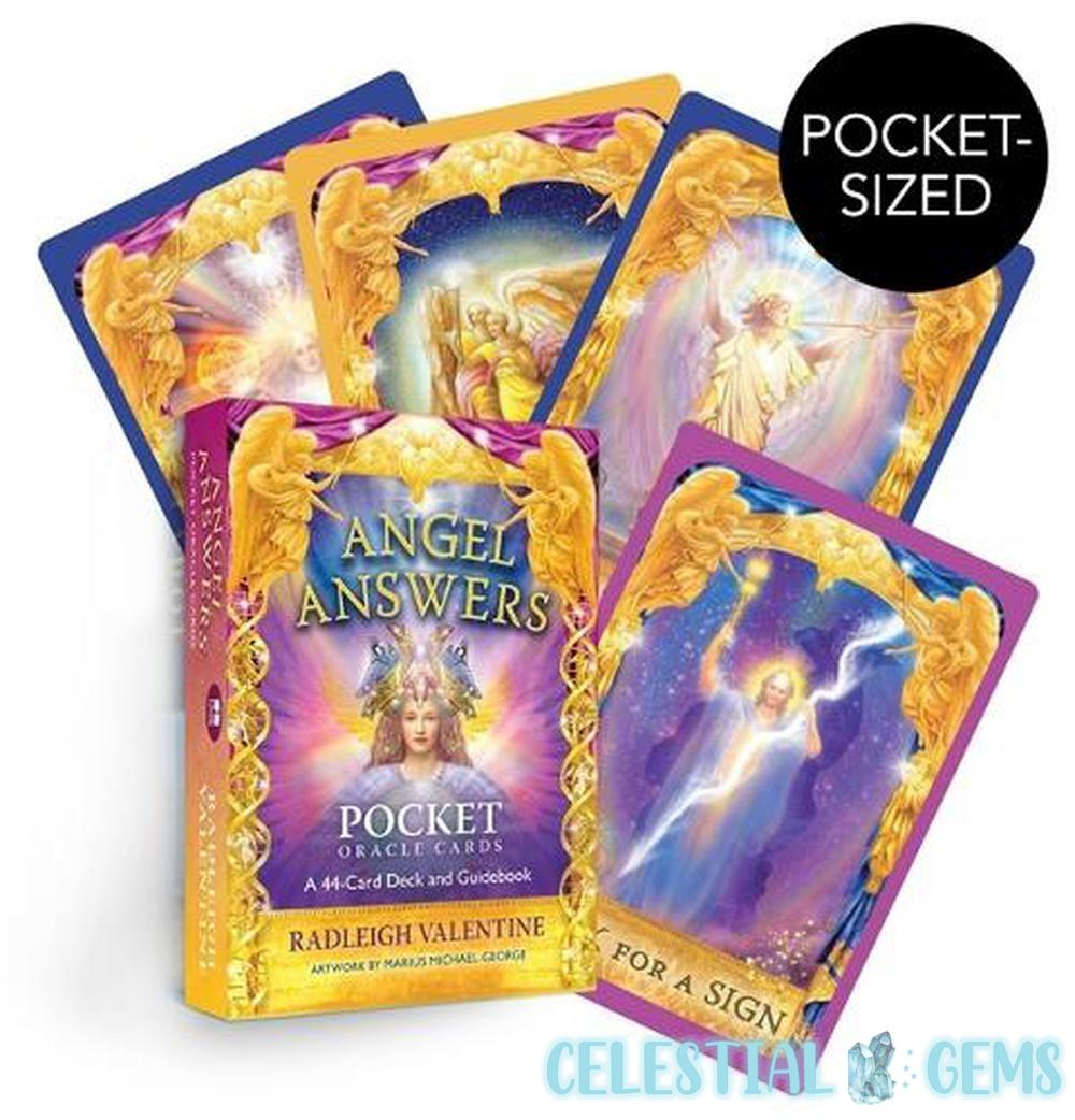 Angel Answers POCKET Oracle Card Deck by Radleigh Valentine