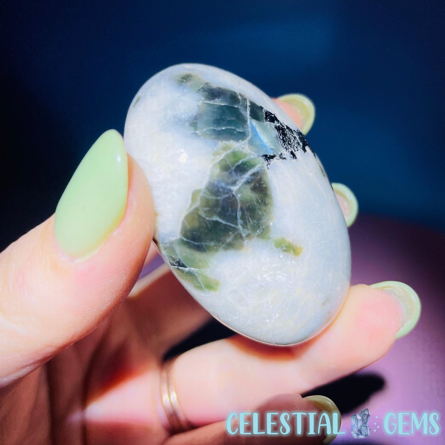 Polarity Moonstone Palmstone (Video)