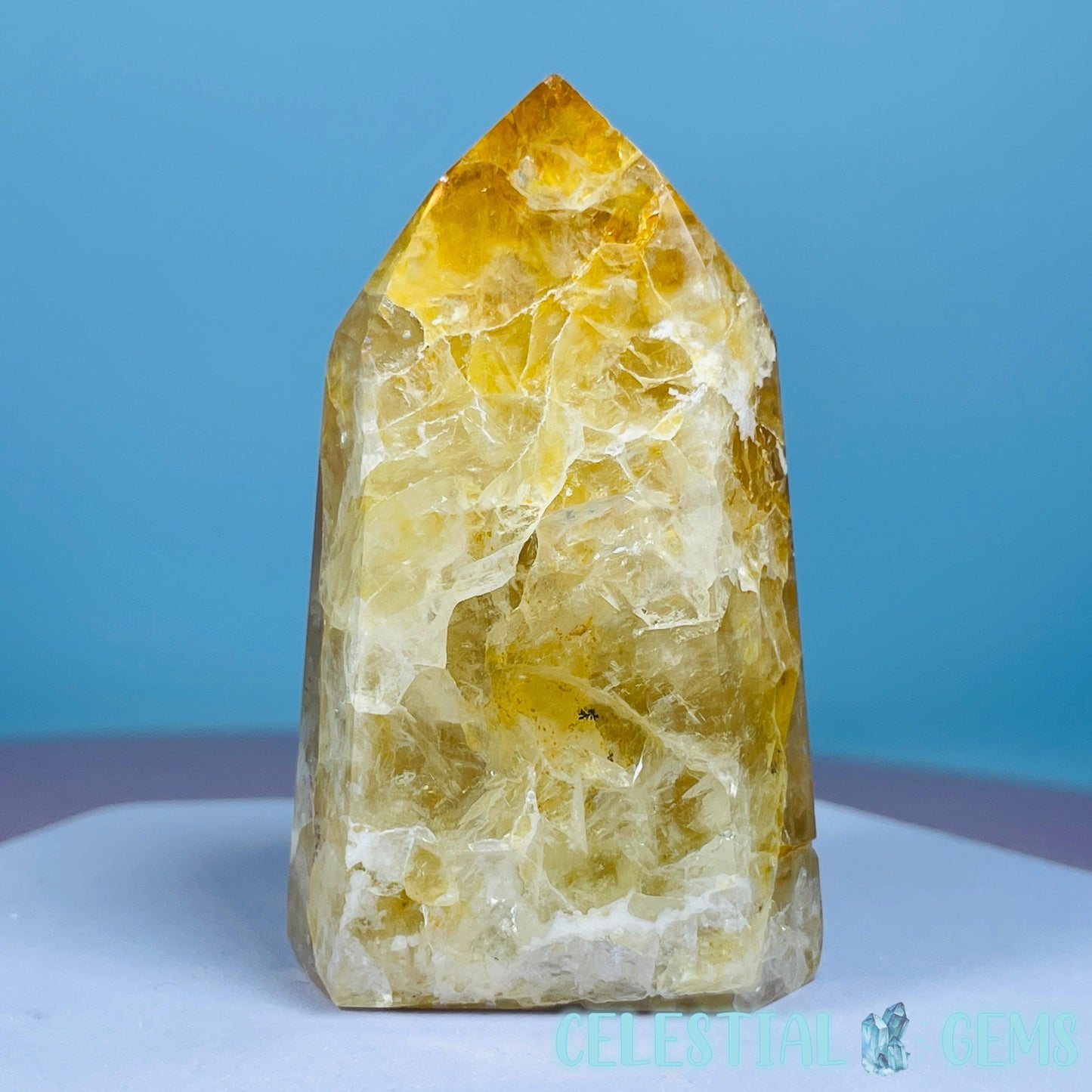 High Grade Golden Healer Quartz Small Tower