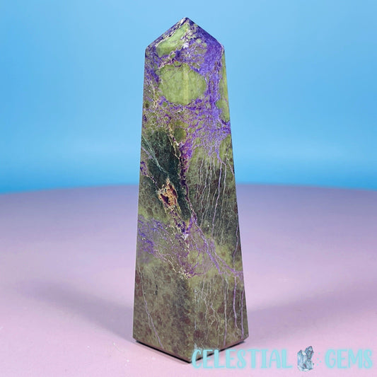 Atlantisite (Stichtite + Serpentine) Obelisk Small Tower