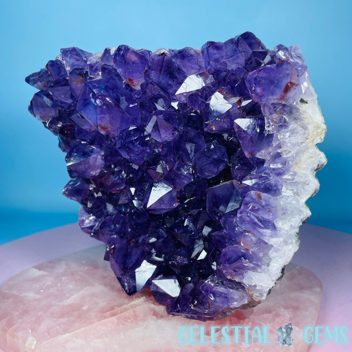 Dark Amethyst Large Cluster Freeform