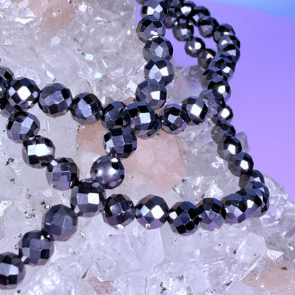 Terahertz Faceted 4mm Bracelet