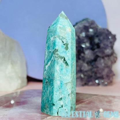 Amazonite + Smoky Quartz Small Tower