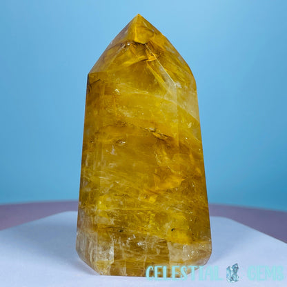 High Grade Golden Healer Quartz Chunky Small Tower