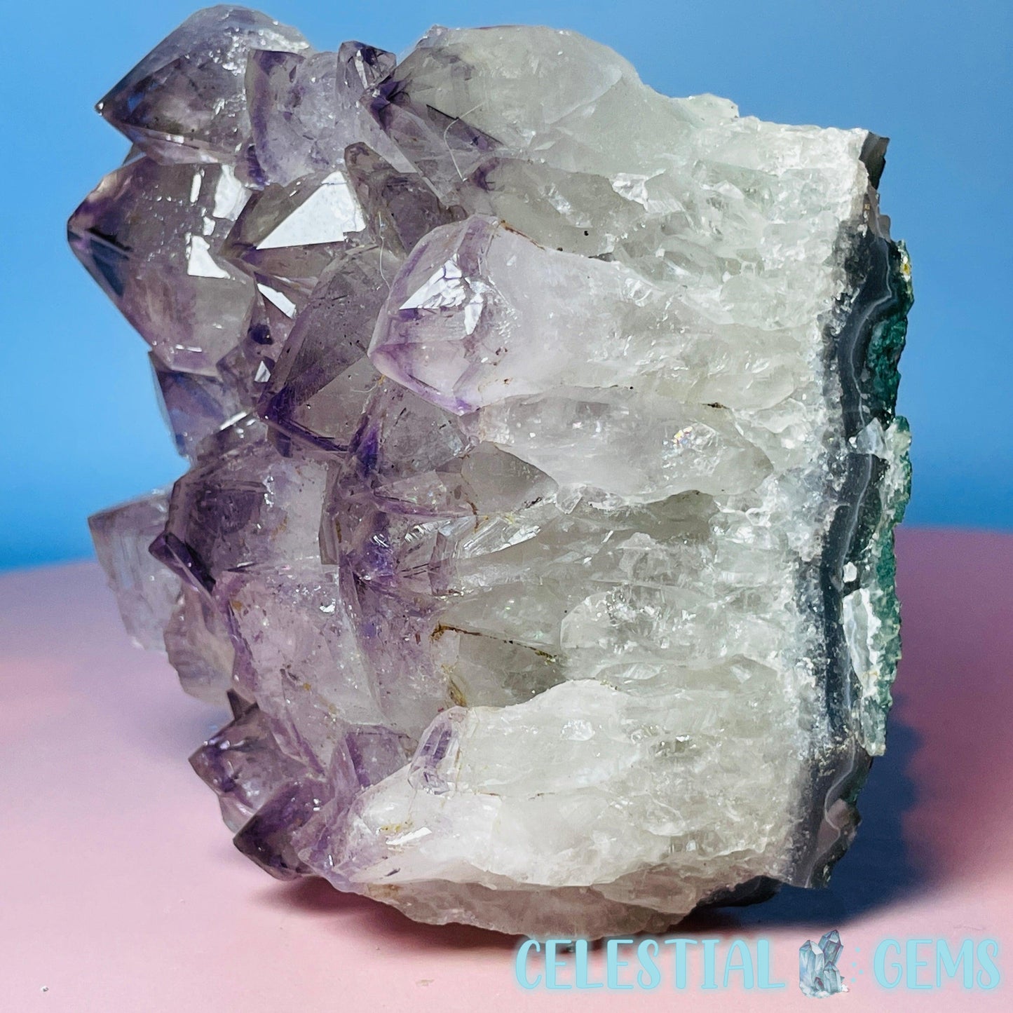 Amethyst Medium Chunky Standing Cluster