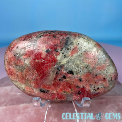 African Rhodonite + Quartz Medium Freeform