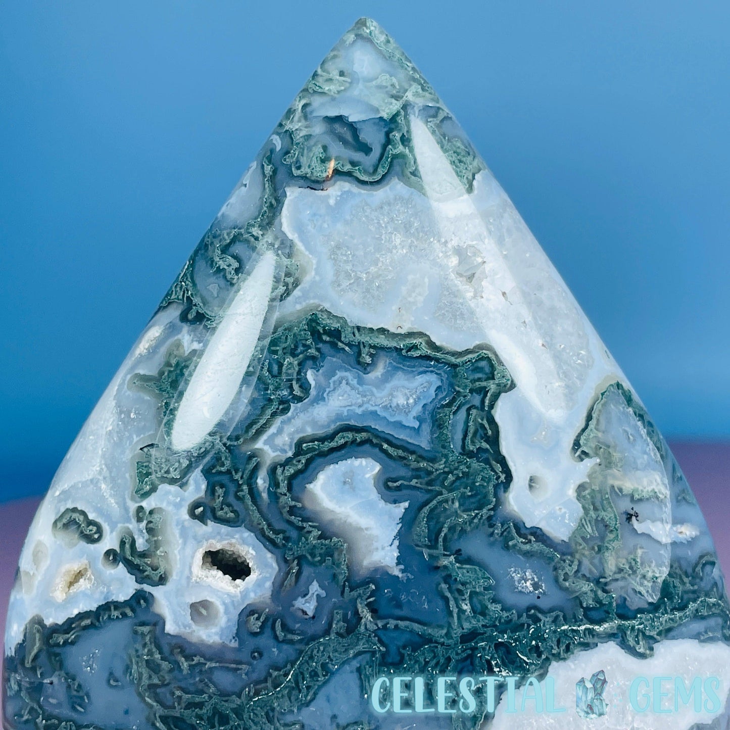 Moss Agate Medium Freeform