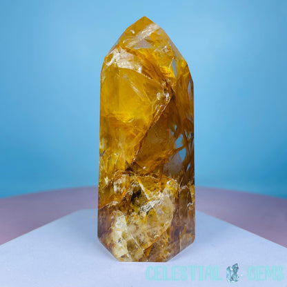 High Grade Golden Healer Quartz Medium Tower