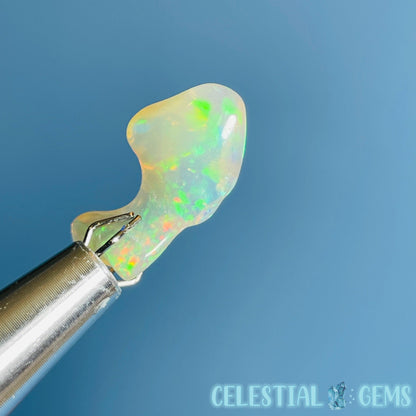 AAA Ethiopian 'Fire' Welo Opal Polished Mini Crystal in Specimen Pottle (Video)