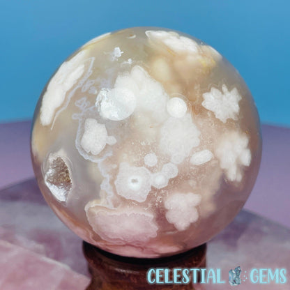 Druzy Flower Agate Medium Sphere