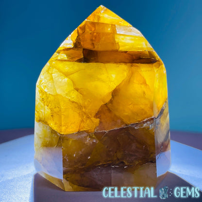 High Grade Golden Healer Quartz Chunky Small Tower