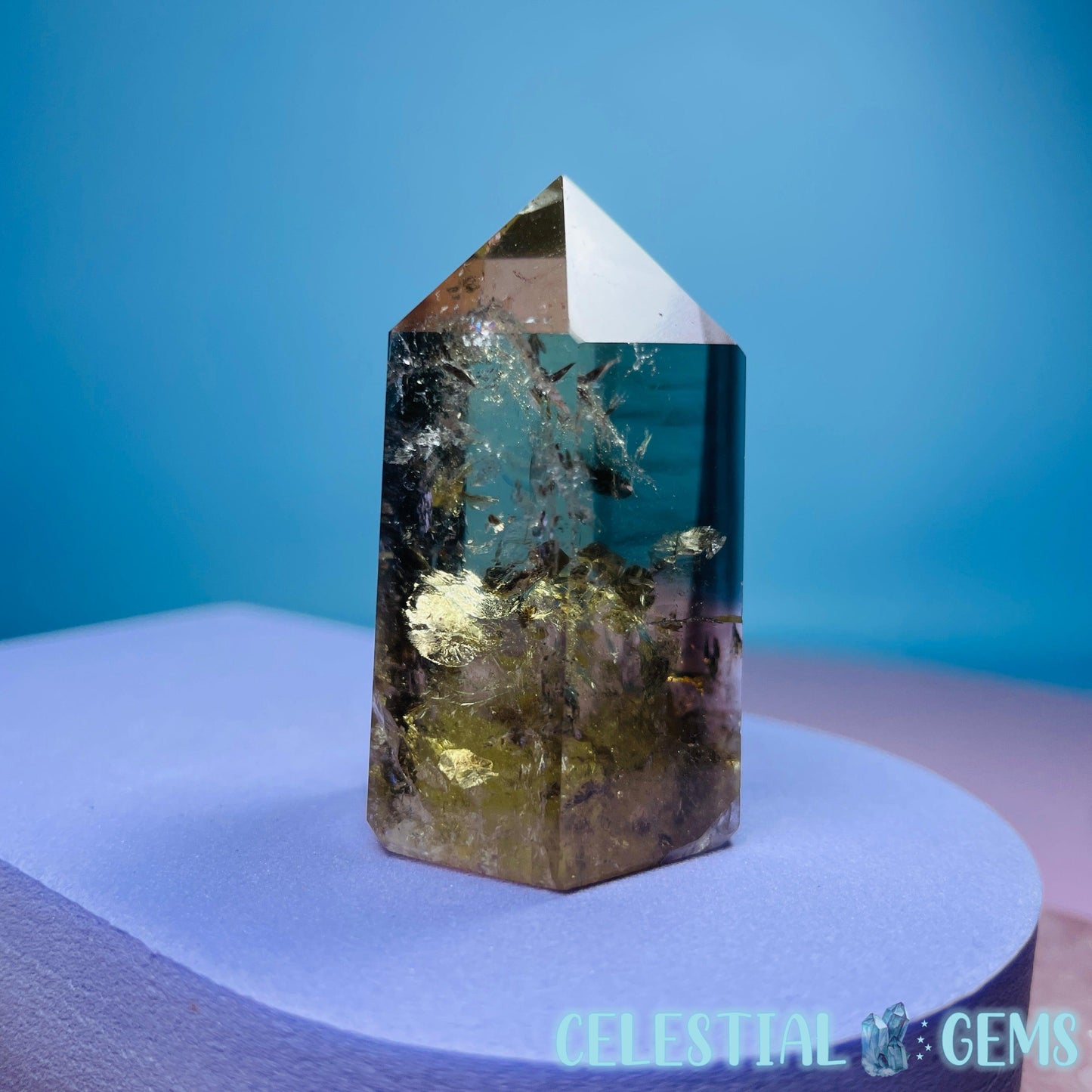 Natural Smoky Citrine Small Tower