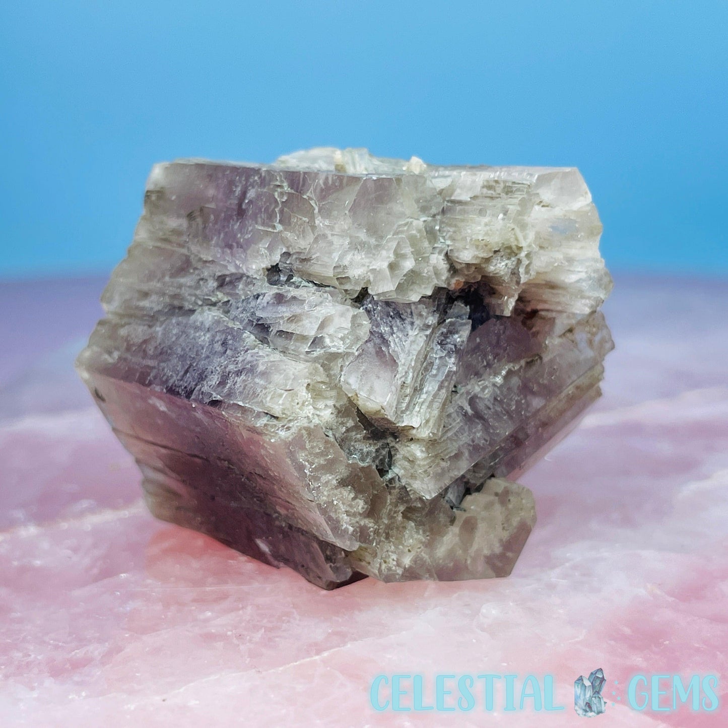 Purple Spanish Aragonite Crystal Specimen