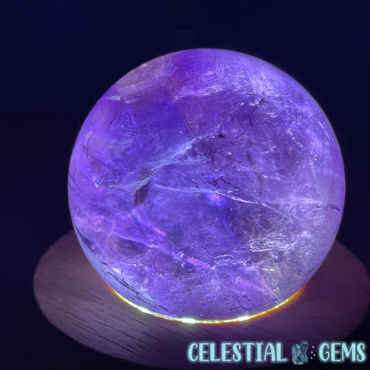 A Grade Bolivian Phantom Ametrine Medium Sphere (Video)