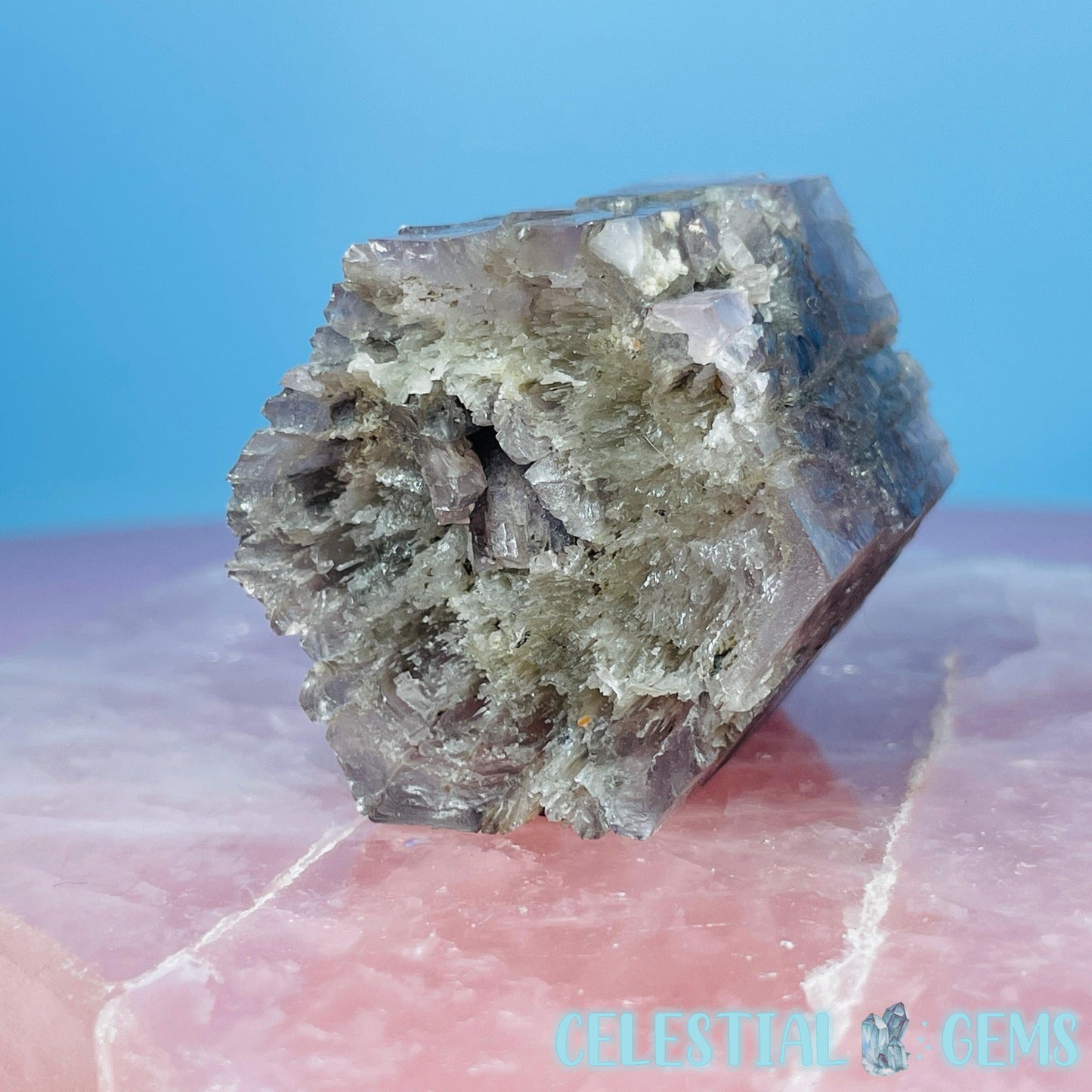 Purple Spanish Aragonite Crystal Specimen