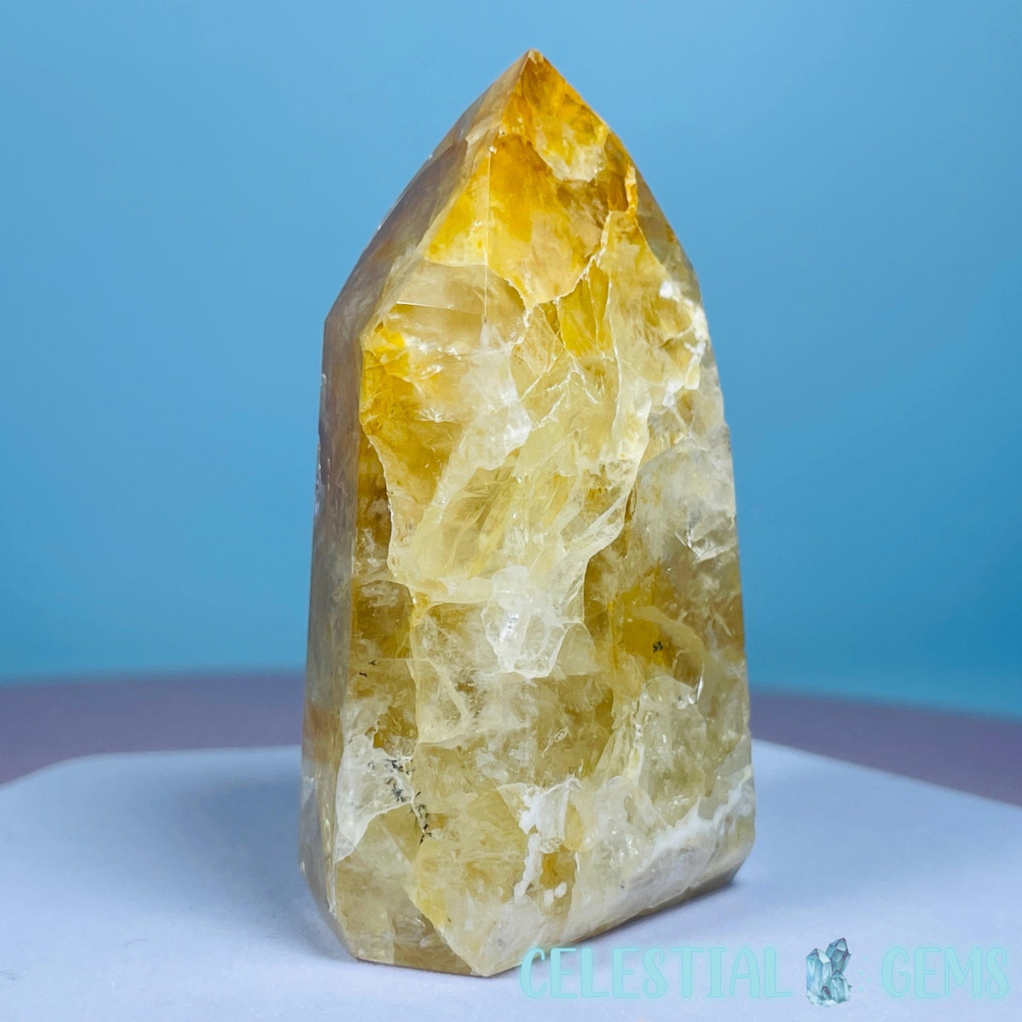 High Grade Golden Healer Quartz Small Tower