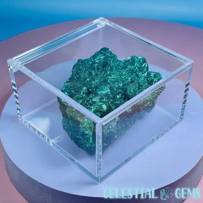 Plastic Crystal/Mineral/Specimen Large Display Box 10cm (Empty)