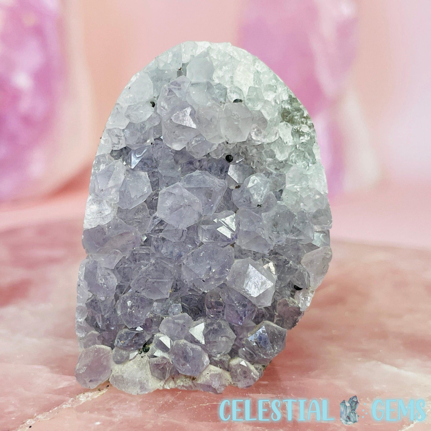 Pale Amethyst Small Cluster Freeform