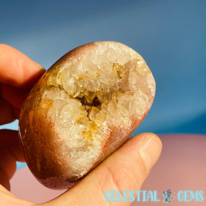 Pink Amethyst Druzy Medium Freeform