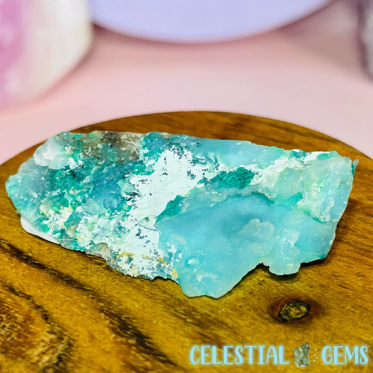 Druzy Chrysocolla Small Raw Chunk