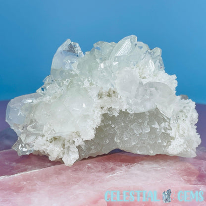 A Grade Diamond Apophyllite + White Chalcedony Medium Cluster