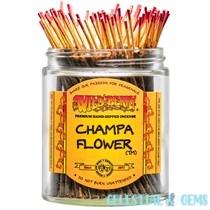 WildBerry Incense Shorties Stick (10cm) x100 - Champa Flower