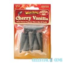 WildBerry Incense Backflow Cones x6 - Cherry Vanilla