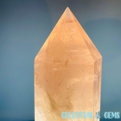 High Grade Rose Quartz Large Chunky Tower (Video)