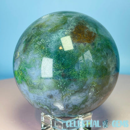 Moss Agate Large Sphere