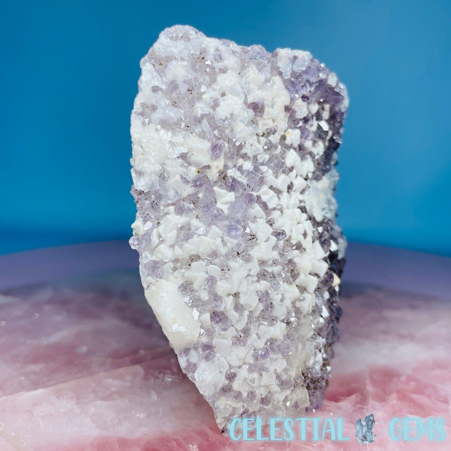 Amethyst, Microcline + Agate Medium Cluster Freeform