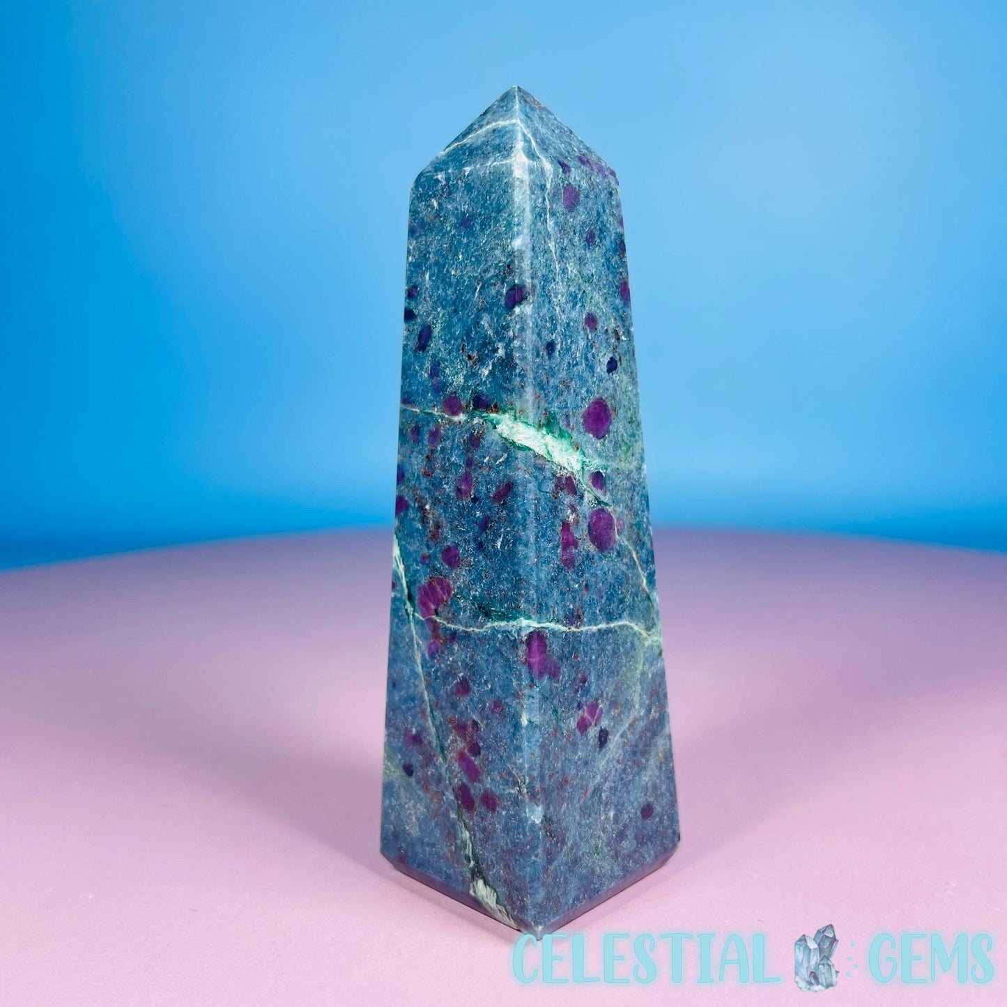 Ruby in Kyanite Obelisk Small Tower