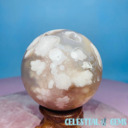 Druzy Flower Agate Medium Sphere